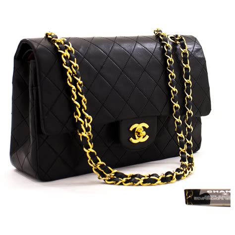 leather bag chanel|authentic chanel shoulder bags.